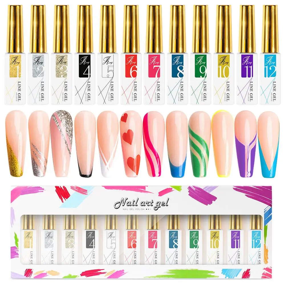 Fashion Manicure Tools 12ML Graffiti Nail Art Line Drawing UV Polish Gel Nail Painting Gel
Fashion Manicure Tools 12ML Graffiti Nail Art Line Drawing UV Polish Gel Nail Painting Gel