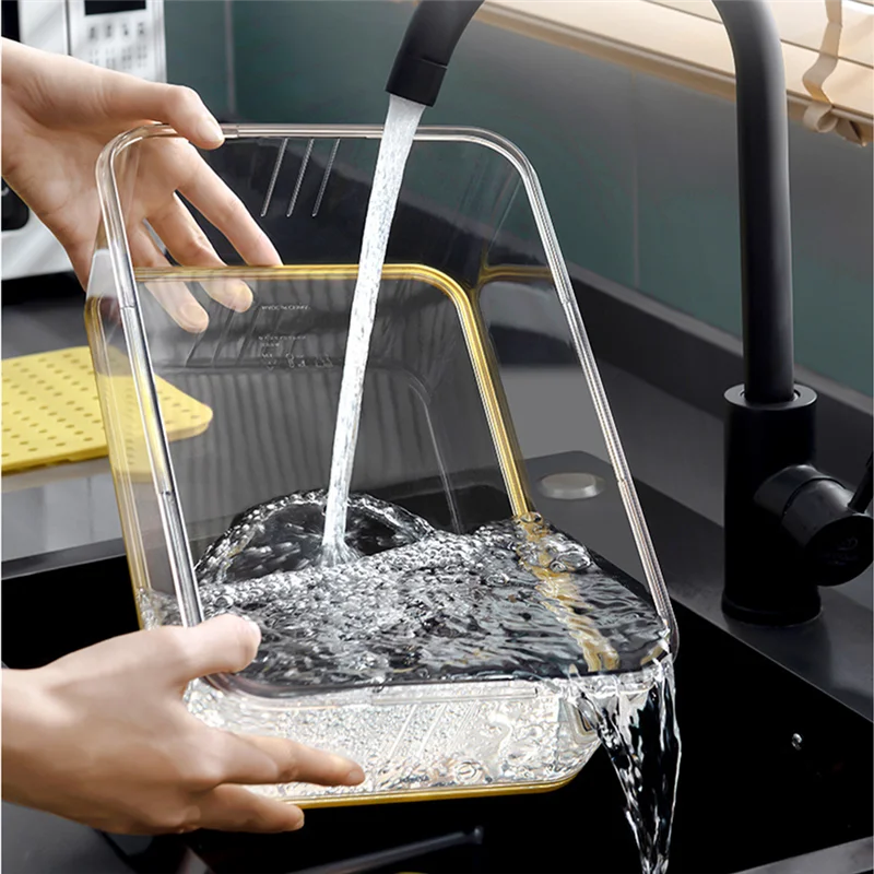 1PC Kitchen Refrigerator Transparent Storage Box Multi-Purpose Thickened Food Organizer Bins Sealed Container with Cover
1PC Kitchen Refrigerator Transparent Storage Box Multi-Purpose Thickened Food Organizer Bins Sealed Container with Cover