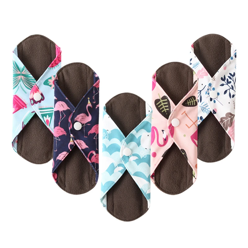 Women Reusable Menstrual Pads Feminine Hygiene Pad Absorbent Bamboo Charcoal Sanitary Pads Daytime Panty Liners M 5Pcs
Women Reusable Menstrual Pads Feminine Hygiene Pad Absorbent Bamboo Charcoal Sanitary Pads Daytime Panty Liners M 5Pcs