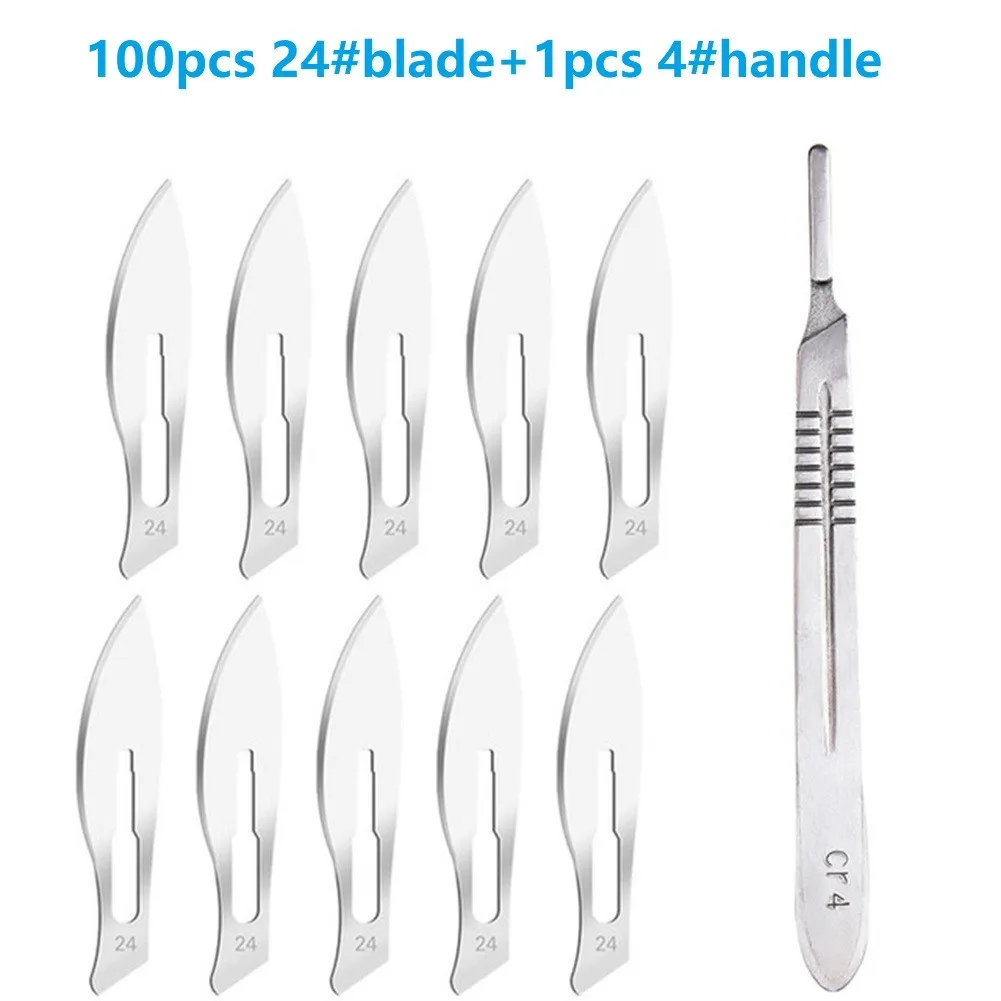 100pcs Carbon Steel Utility Blade Scalpel Blade With A Blade Handle DIY Cutting Tools PCB Repair Knife Manual Tool
100pcs Carbon Steel Utility Blade Scalpel Blade With A Blade Handle DIY Cutting Tools PCB Repair Knife Manual Tool