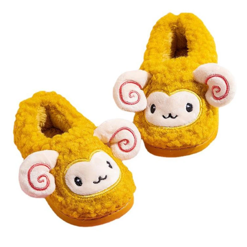 Cartoon Kids Home Slippers Winter 2-7 Year Boys Girls Cotton Shoes Plush Warm Cute Sheep Children Furry Slides Soft Comfortable
Cartoon Kids Home Slippers Winter 2-7 Year Boys Girls Cotton Shoes Plush Warm Cute Sheep Children Furry Slides Soft Comfortable