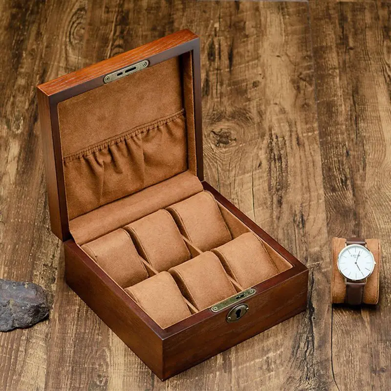 2 Pcs Luxury Wooden Watch Box Watch Holder Box Grids Watch Organizer-Rectangle & Square
2 Pcs Luxury Wooden Watch Box Watch Holder Box Grids Watch Organizer-Rectangle & Square