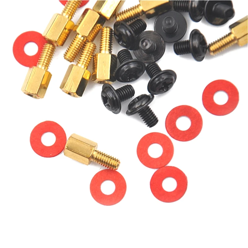 20Pcs PC Case Fans 6.5mm 6-32-M3 Motherboard Riser+20Pcs Screws + 20Pcs Washers Gasket Brass Standoff
20Pcs PC Case Fans 6.5mm 6-32-M3 Motherboard Riser+20Pcs Screws + 20Pcs Washers Gasket Brass Standoff