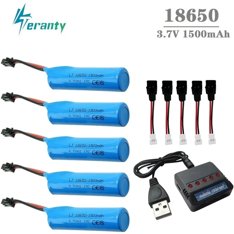 3.7V 1500mAh 18650 Rechargeable Battery For RC helicopter Airplanes car Baot Tank Gun Truck Train Motorcycles Toy Li-ion Battery
3.7V 1500mAh 18650 Rechargeable Battery For RC helicopter Airplanes car Baot Tank Gun Truck Train Motorcycles Toy Li-ion Battery