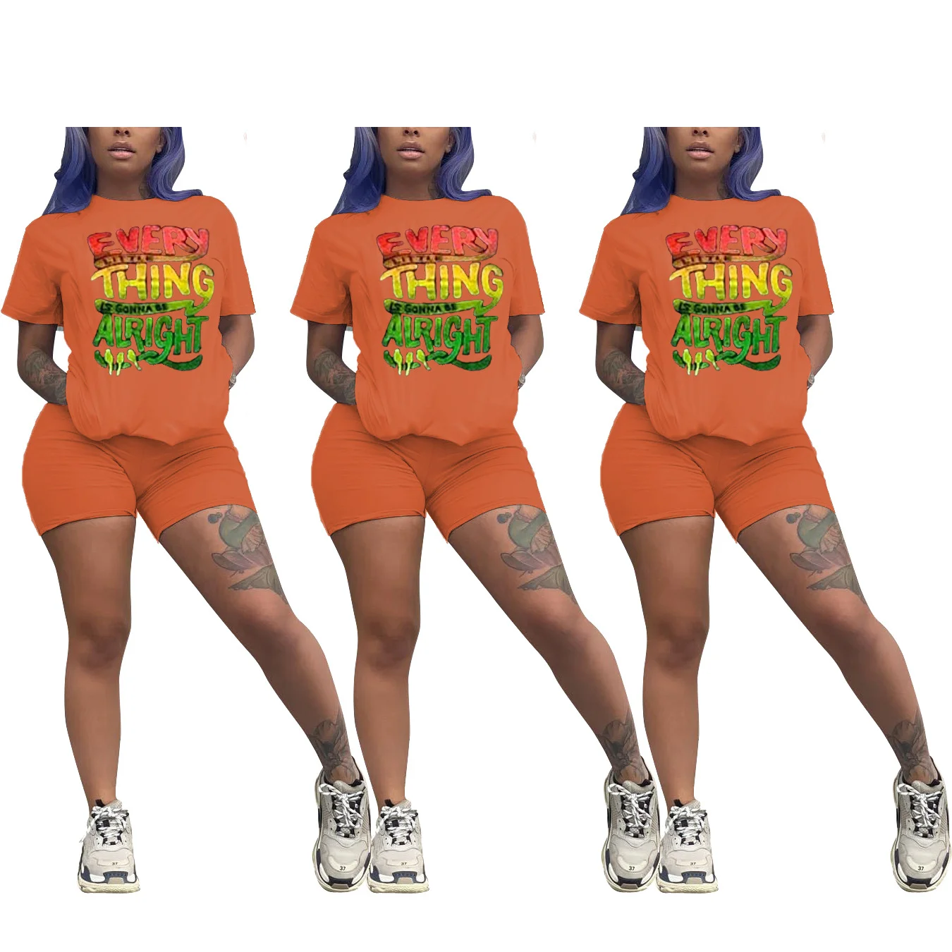 Women Tracksuit Two Pieces Set Letter Print Short Sleeve Top Shorts Pants 2 Pieces Set Outfits Skinny Elastic Street Wear 2020
Women Tracksuit Two Pieces Set Letter Print Short Sleeve Top Shorts Pants 2 Pieces Set Outfits Skinny Elastic Street Wear 2020