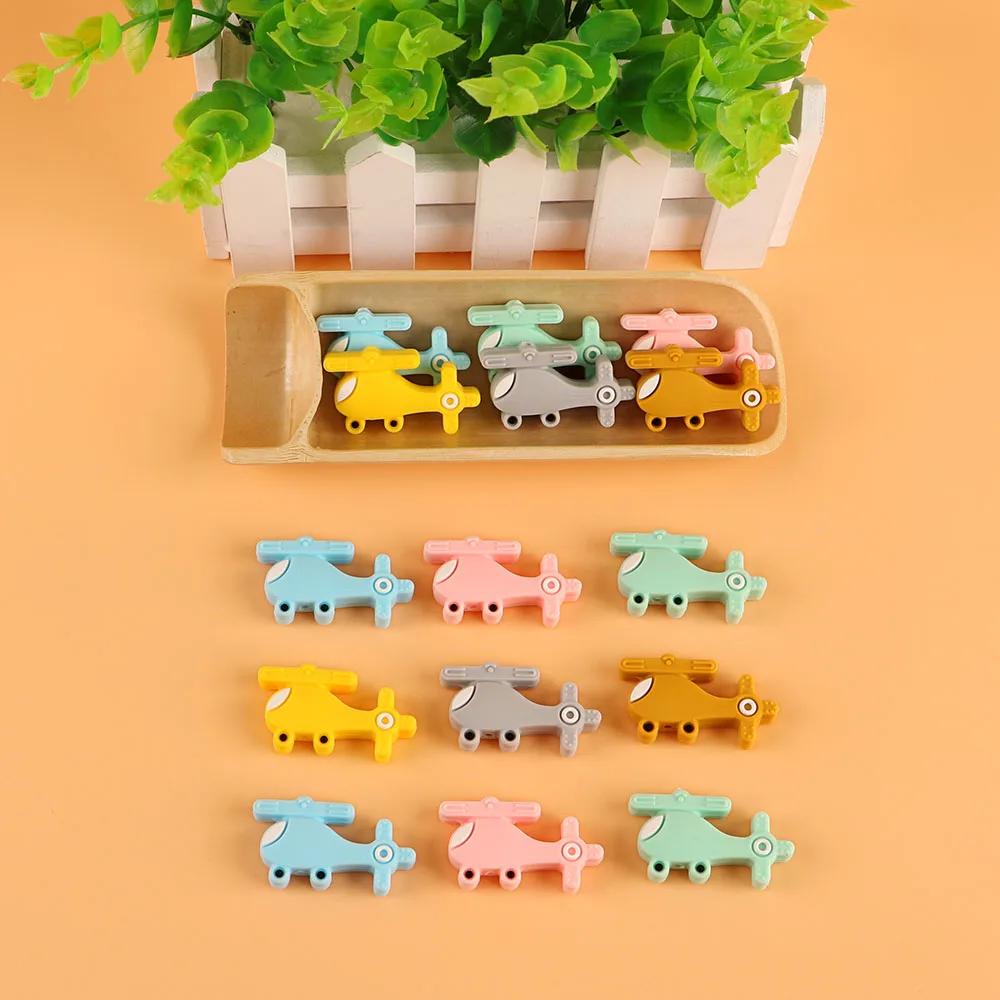 Kovict 100pcs Helicopter Food Grade Silicone Teether Beads Chew Necklace Autism Pacifier Chain For Baby DIY Accessories BPA Free
Kovict 100pcs Helicopter Food Grade Silicone Teether Beads Chew Necklace Autism Pacifier Chain For Baby DIY Accessories BPA Free