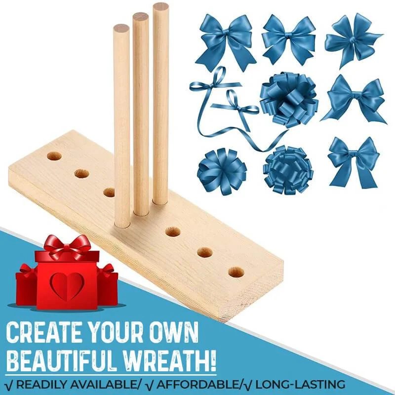 Ribbon Bowknot Maker Wooden Wreath Bowing Making Tool DIY Ribbon Crafts For Party Birthday Decoration Christmas Bow Assist Tool
Ribbon Bowknot Maker Wooden Wreath Bowing Making Tool DIY Ribbon Crafts For Party Birthday Decoration Christmas Bow Assist Tool