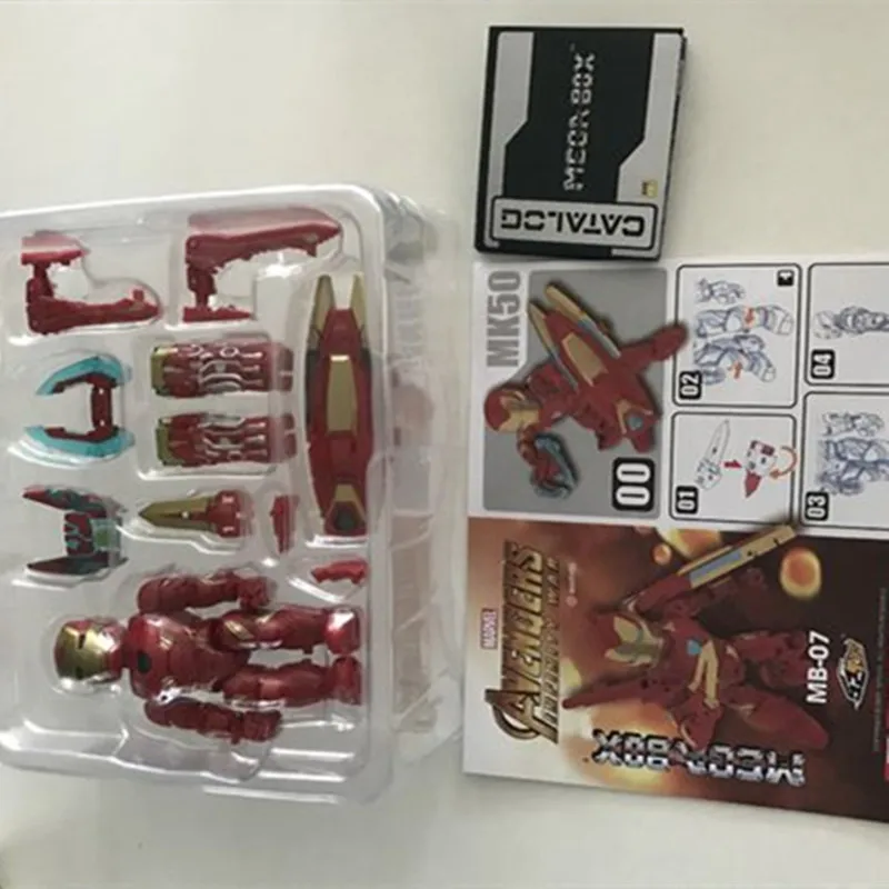 Original 52TOYS Transformer Box Super Hero Iron MK50 Toy Model Figure Gift for Boyfriend Free Shipping
Original 52TOYS Transformer Box Super Hero Iron MK50 Toy Model Figure Gift for Boyfriend Free Shipping