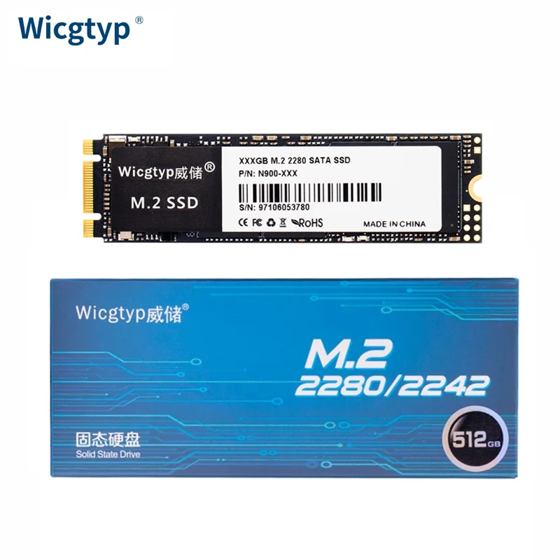 

Wicgtyp SSD M2 SATA3 1TB Hard Disk 64GB 128GB 256GB 512GB 1 tb HD HDD M.2 NGFF ssd m2 2280 Internal Solid State Drive For laptop