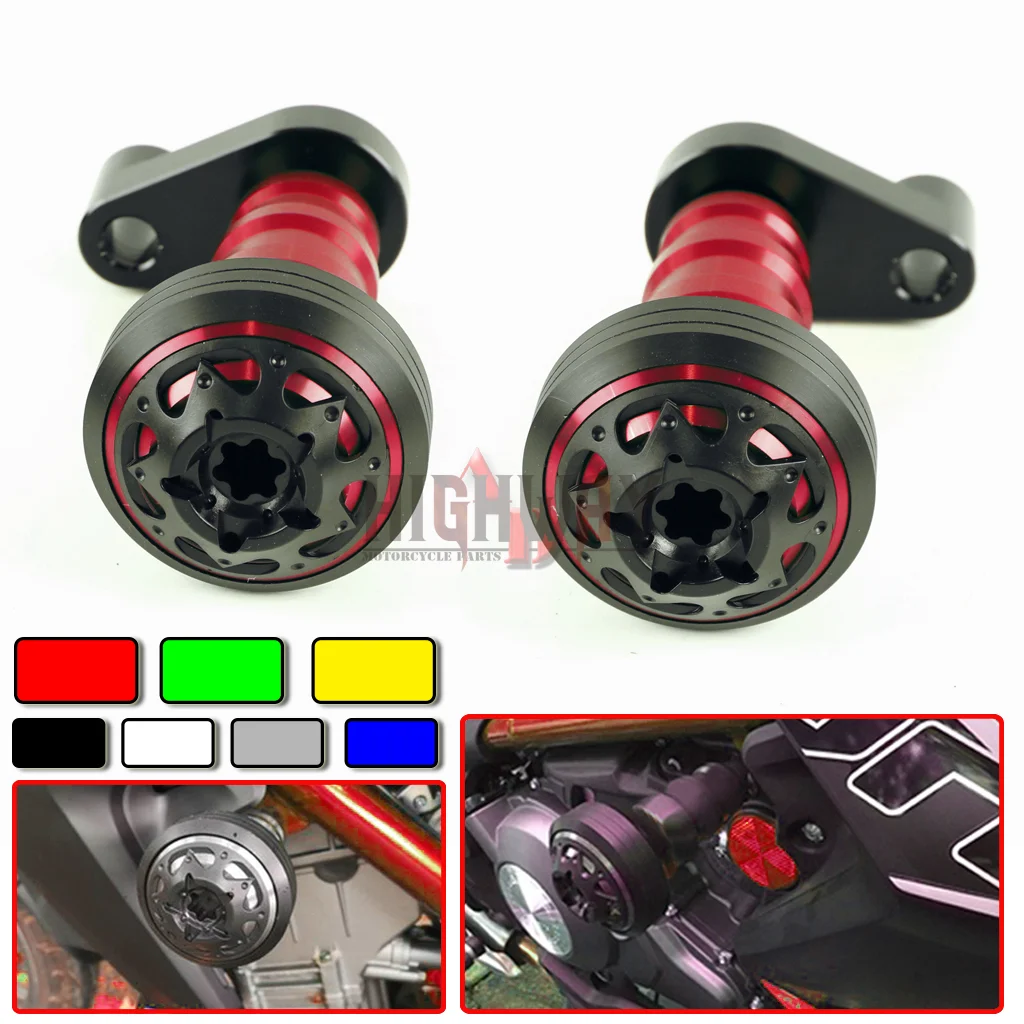 Motorcycle CNC Aluminum Frame Slider Anti Crash Pads Protector Falling Protection For Yamaha MT07 MT-07 FZ-07 FZ07
Motorcycle CNC Aluminum Frame Slider Anti Crash Pads Protector Falling Protection For Yamaha MT07 MT-07 FZ-07 FZ07