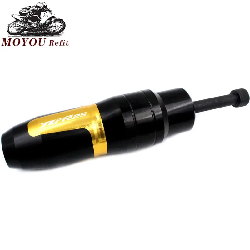For YAMAHA YZF-R25 YZFR25 YZF R25 2015 2016 2017 2018 Motorcycle CNC Frame Crash Pads Exhaust Sliders Crash Protector with logo 
For YAMAHA YZF-R25 YZFR25 YZF R25 2015 2016 2017 2018 Motorcycle CNC Frame Crash Pads Exhaust Sliders Crash Protector with logo