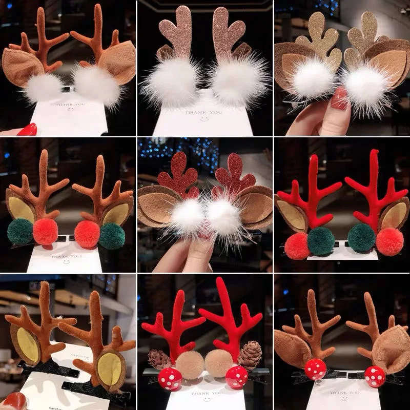 New Year's Headwear Christmas Antlers Hairpin Hairy Small Card Adult Funny Hairpin
New Year's Headwear Christmas Antlers Hairpin Hairy Small Card Adult Funny Hairpin