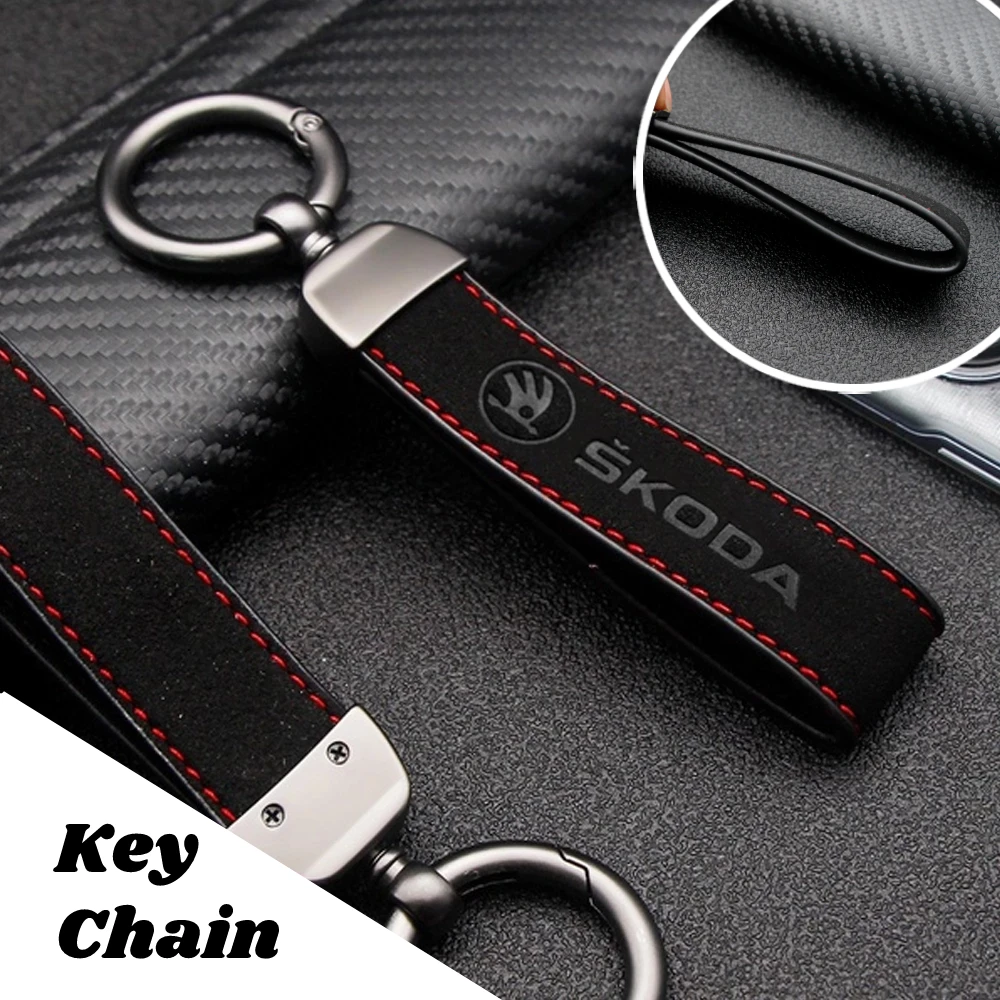 High-quality Car Accessories Alloy Keyring Logo Leather Lanyard Key Chain For Skoda Superb Octavia 2 FL 2010 2011 2012
High-quality Car Accessories Alloy Keyring Logo Leather Lanyard Key Chain For Skoda Superb Octavia 2 FL 2010 2011 2012