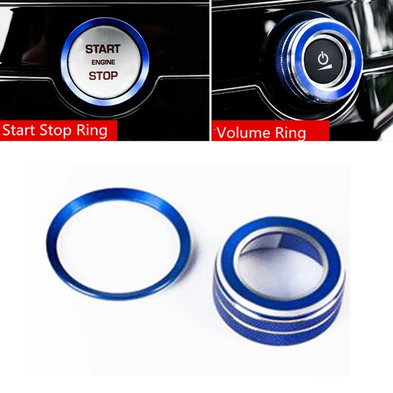 &Volume Control Decorative Rings Start button ring Start Stop Ring Decoration XFL F-PACE
&Volume Control Decorative Rings Start button ring Start Stop Ring Decoration XFL F-PACE
