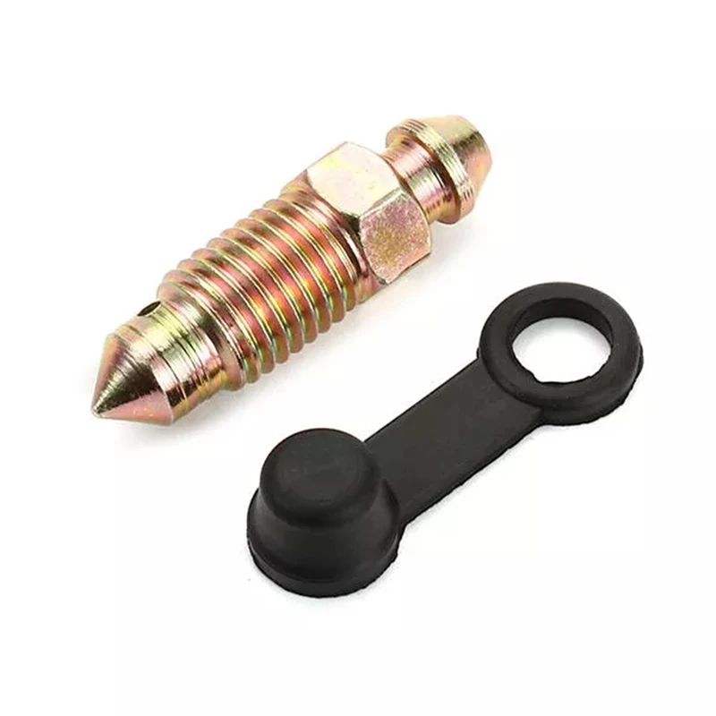 Motorcycle Bike Brake Braking Caliper Bleed Screw Nipple With Dust Cap M8 x 1.25mm / M10 x 1.25mm
Motorcycle Bike Brake Braking Caliper Bleed Screw Nipple With Dust Cap M8 x 1.25mm / M10 x 1.25mm