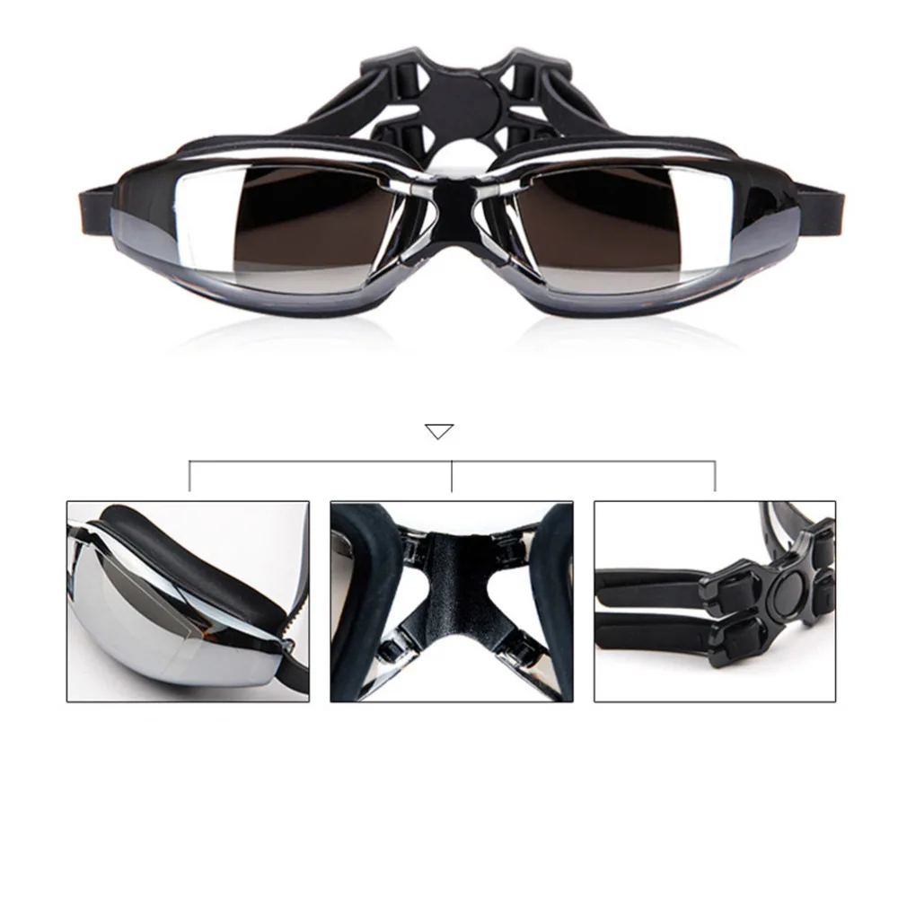 2PCS Swim Goggles Plated Swimming Glasses Adult Swimwear Anti-fog Swimming Equipment (Black and Blue)
2PCS Swim Goggles Plated Swimming Glasses Adult Swimwear Anti-fog Swimming Equipment (Black and Blue)