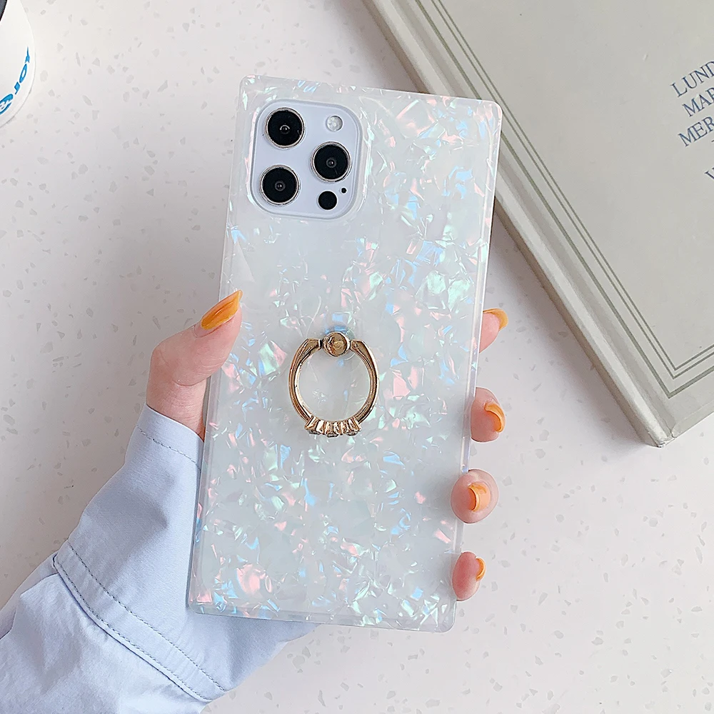 LOVECOM Square Dream Shell Phone Case For iPhone 13 12 11 Pro Max XS Max XR X 7 8 Plus Case Soft IMD With Ring Holder Back Cover
LOVECOM Square Dream Shell Phone Case For iPhone 13 12 11 Pro Max XS Max XR X 7 8 Plus Case Soft IMD With Ring Holder Back Cover