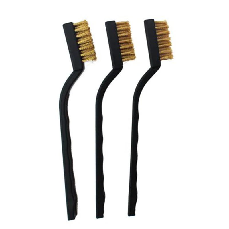 6pcs/set Metal Remove Rust Brushes Brass Wire Brush Set For Cleaning Welding Slag And Rust Home Cleaning Polishing Tools
6pcs/set Metal Remove Rust Brushes Brass Wire Brush Set For Cleaning Welding Slag And Rust Home Cleaning Polishing Tools