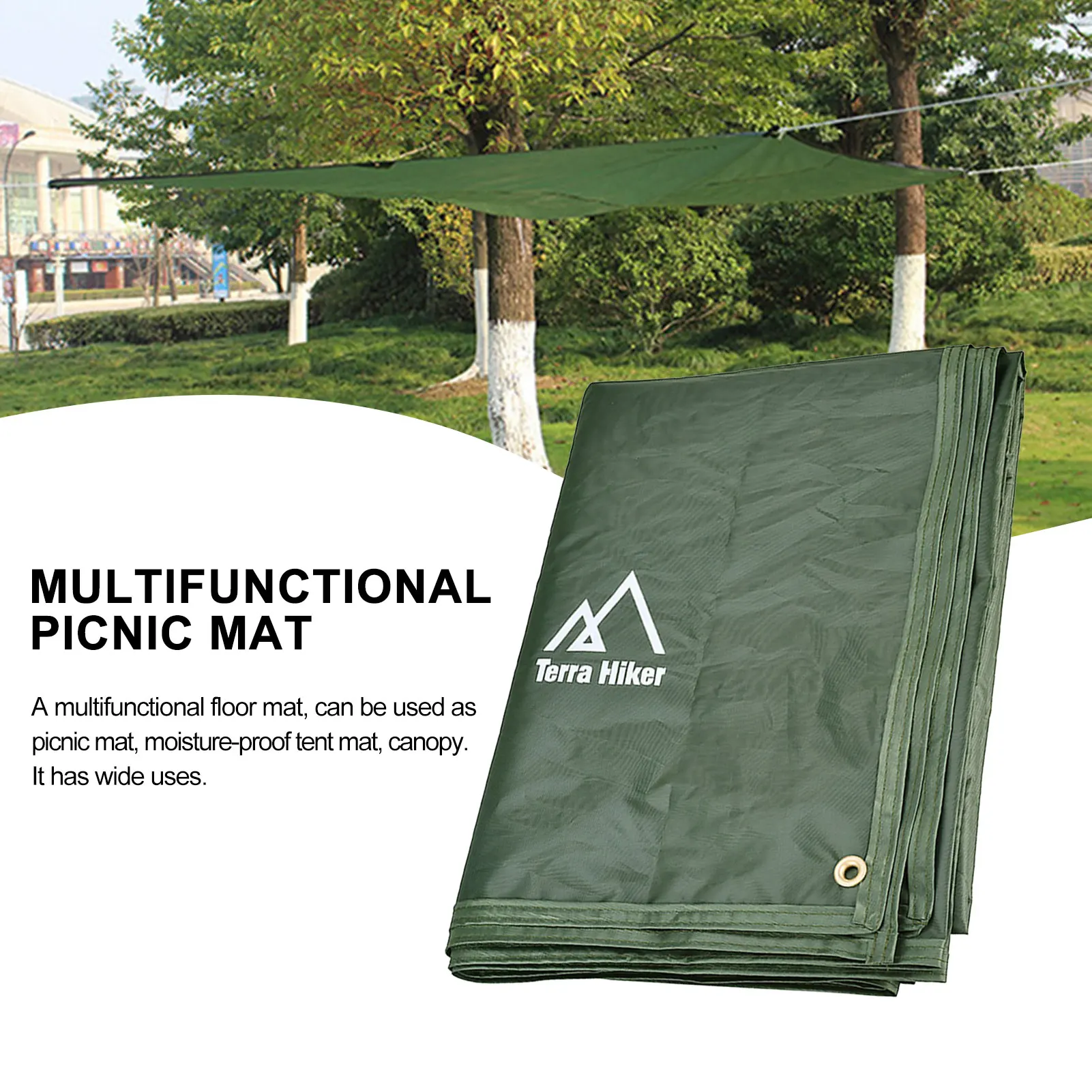 240*220cm Outdoor Tent Grass Mat, Waterproof And Moisture-proof Oxford Ground Cloth Moisture-proof Mat For Picnic Camping Hiking
240*220cm Outdoor Tent Grass Mat, Waterproof And Moisture-proof Oxford Ground Cloth Moisture-proof Mat For Picnic Camping Hiking