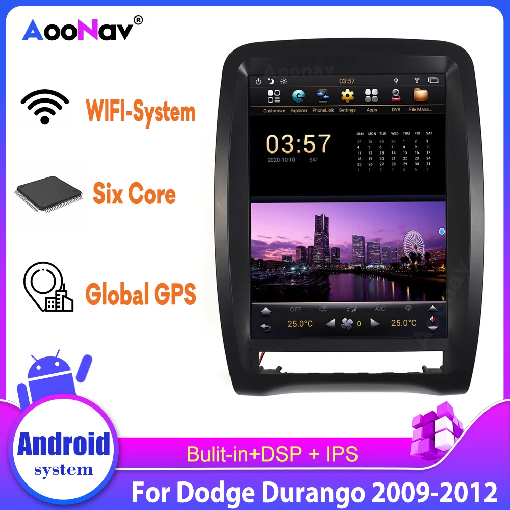 Автомобильный радиоприемник на Android для DODGE Durango 2009 2010 2011 2012 мультимедийный стереопроигрыватель в стиле Тесла 2 Din с сенсорным экраном
Автомобильный радиоприемник на Android для DODGE Durango 2009 2010 2011 2012 мультимедийный стереопроигрыватель в стиле Тесла 2 Din с сенсорным экраном