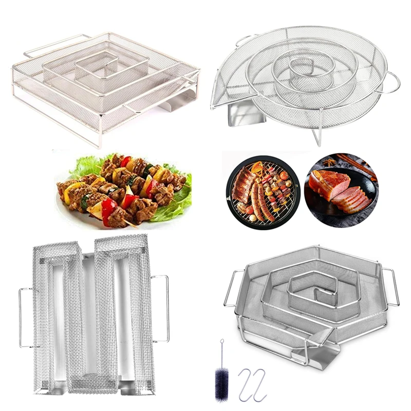 Barbecue Smoke Generate Cold Smoke Generator Stainless Steel Grill Net Outdoor Smoking Barbecue Net BBQ Tool Accessories
Barbecue Smoke Generate Cold Smoke Generator Stainless Steel Grill Net Outdoor Smoking Barbecue Net BBQ Tool Accessories