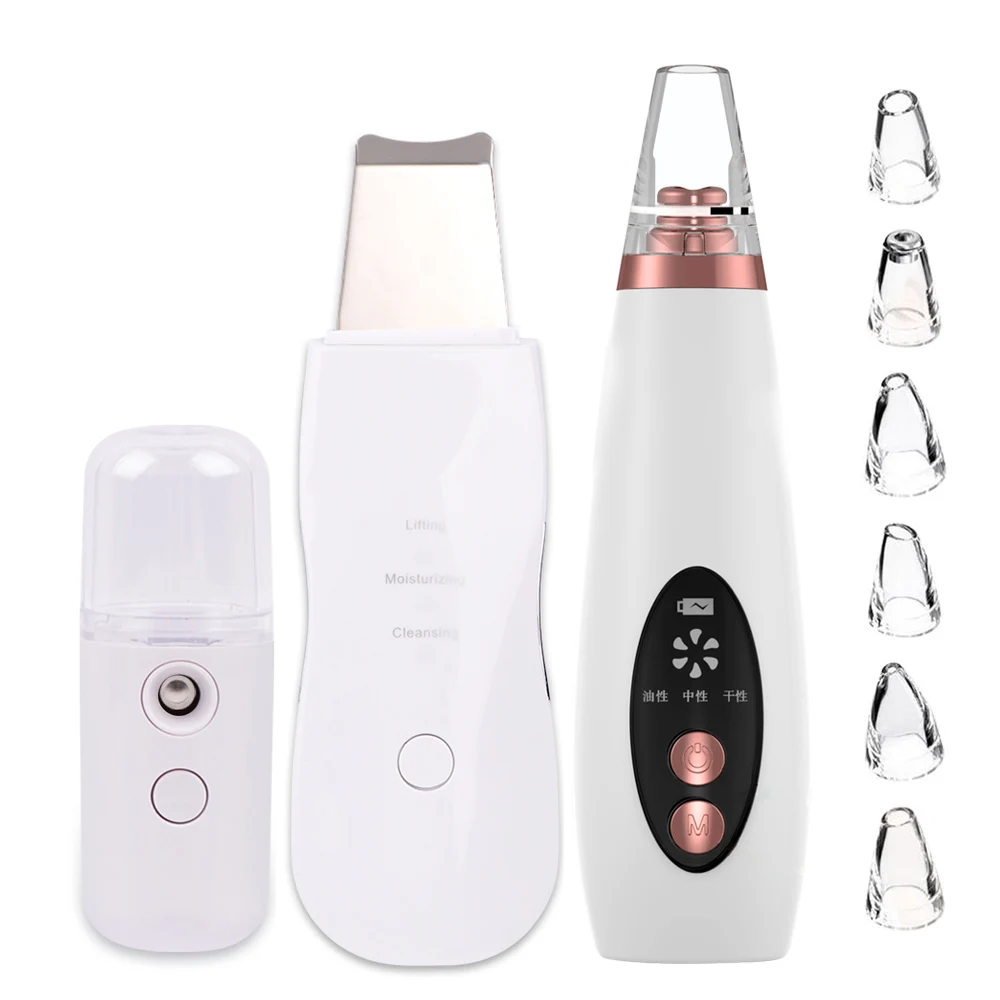Ultrasonic Skin Scrubber Facial Cleaner Ion Acne Blackhead Remover Peeling Shovel Cleaner Facial Massager Face Lift Beauty Tool
Ultrasonic Skin Scrubber Facial Cleaner Ion Acne Blackhead Remover Peeling Shovel Cleaner Facial Massager Face Lift Beauty Tool