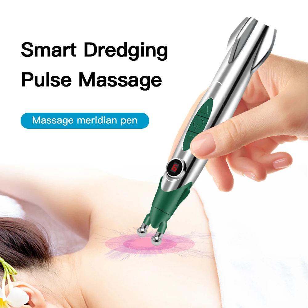 Electronic Acupuncture Pen Meridians Laser Therapy Muscle Circulation Meridian Massage Pen Relief Pain Tools Massager for Body
Electronic Acupuncture Pen Meridians Laser Therapy Muscle Circulation Meridian Massage Pen Relief Pain Tools Massager for Body