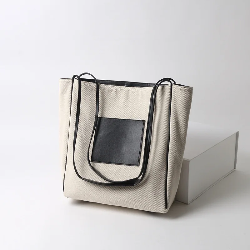 Large CanvasBag for Women Fashion Cowhide Patchwork Casual Tote Women'sShopperBag Female Handbags Designer ShoulderBag
Large CanvasBag for Women Fashion Cowhide Patchwork Casual Tote Women'sShopperBag Female Handbags Designer ShoulderBag