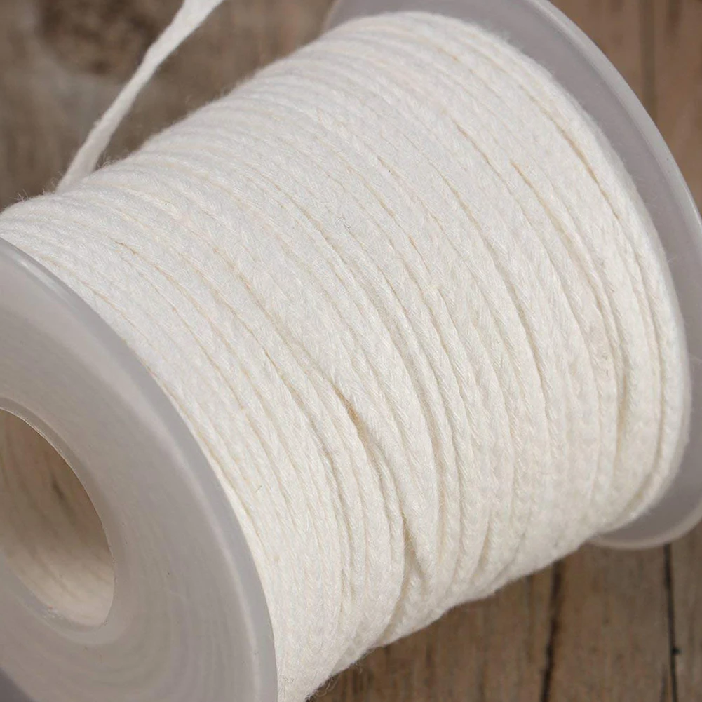 1 Roll 200 Feet 61M White Candle Wick Cotton Candle Woven Wick for Candle DIY And Candle Making
1 Roll 200 Feet 61M White Candle Wick Cotton Candle Woven Wick for Candle DIY And Candle Making