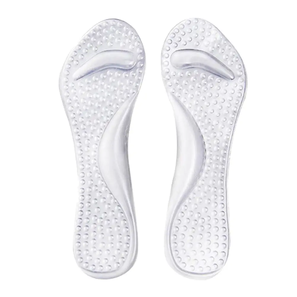 Transparent Silicone Insoles High Heels Foot Cushion Arch Support Shoes Pads 
Transparent Silicone Insoles High Heels Foot Cushion Arch Support Shoes Pads