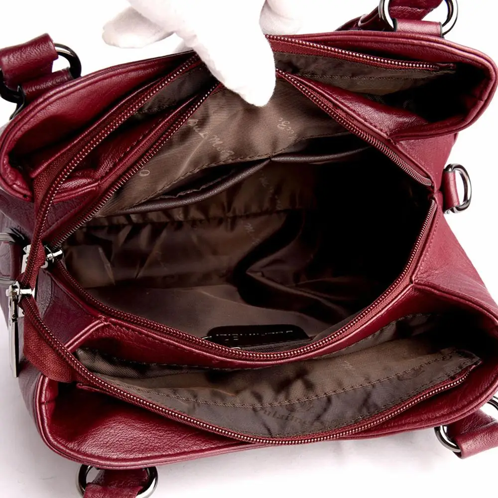 Brand Luxury Women Leather Handbags Designer Vintage Ladies Hand Bags High Quality Women Shoulder Messenger Bags Fashion Totes
Brand Luxury Women Leather Handbags Designer Vintage Ladies Hand Bags High Quality Women Shoulder Messenger Bags Fashion Totes