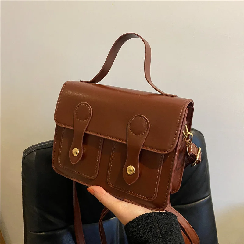 Solid Color Fashion Foreign Style Cambridge Bag Autumn and Winter New Single Shoulder Messenger Handbag Large Capacity Simple
Solid Color Fashion Foreign Style Cambridge Bag Autumn and Winter New Single Shoulder Messenger Handbag Large Capacity Simple