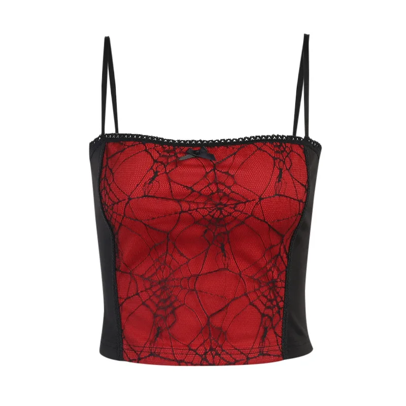 2021 Vintage Spider Net Mesh Pink Camis Goth Grunge Bodycon Backless Camisole Aesthetic Bow Patchwork Fashion Summer Basic Tops
2021 Vintage Spider Net Mesh Pink Camis Goth Grunge Bodycon Backless Camisole Aesthetic Bow Patchwork Fashion Summer Basic Tops
