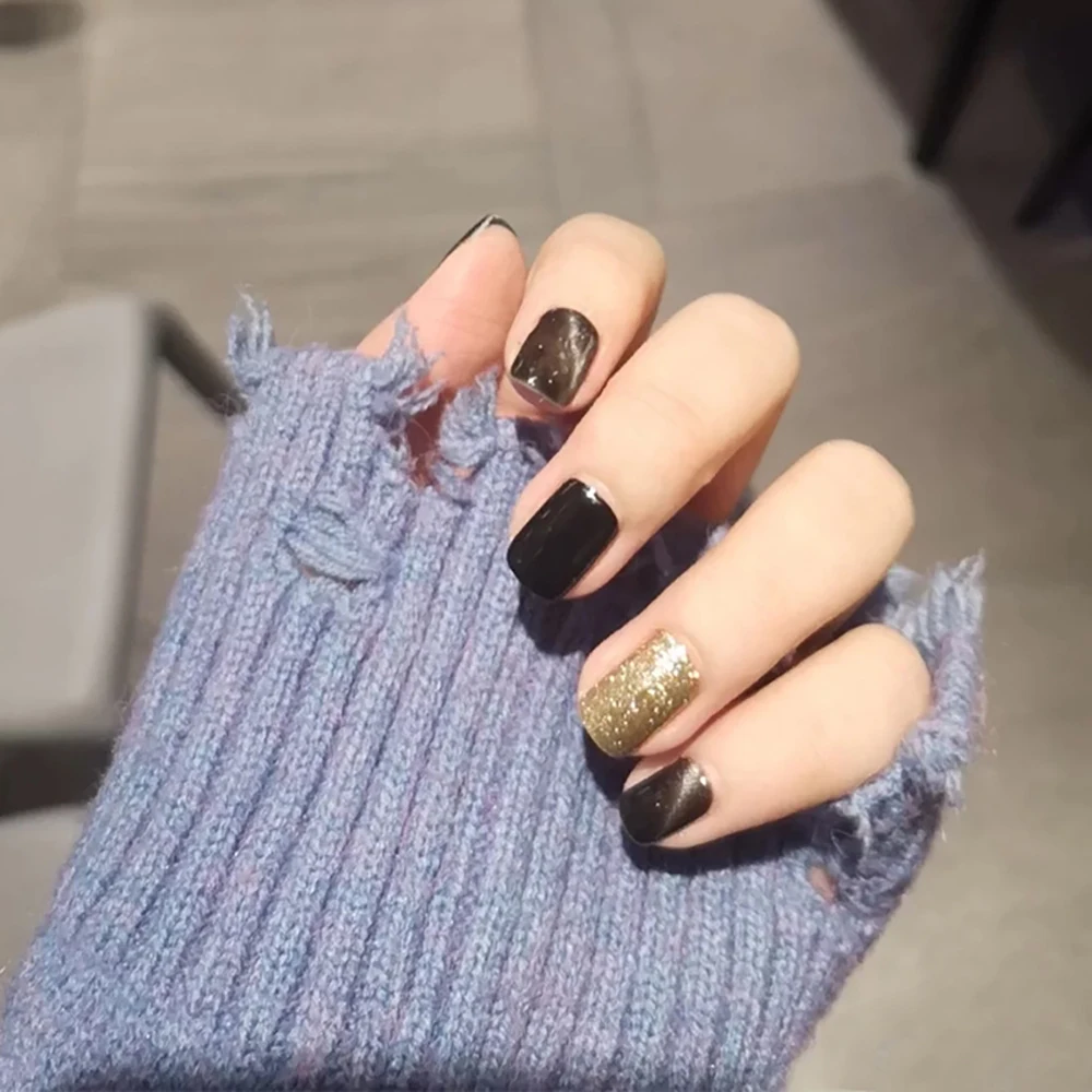 24Pcs/Box Full Cover Cat Eye Glitter False Nails Matte Nail Art Tips Press On Nails Ballerina Fake Nails Detachable
24Pcs/Box Full Cover Cat Eye Glitter False Nails Matte Nail Art Tips Press On Nails Ballerina Fake Nails Detachable