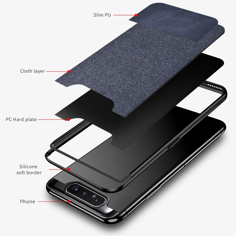 For Samsung A80 Case Cloth Shockproof Case for Samsung Galaxy S10 S10E S9 S8 S7 Plus 5G A30 A40 A70 A80 A90 Note 8 9 10 Pro Case
For Samsung A80 Case Cloth Shockproof Case for Samsung Galaxy S10 S10E S9 S8 S7 Plus 5G A30 A40 A70 A80 A90 Note 8 9 10 Pro Case