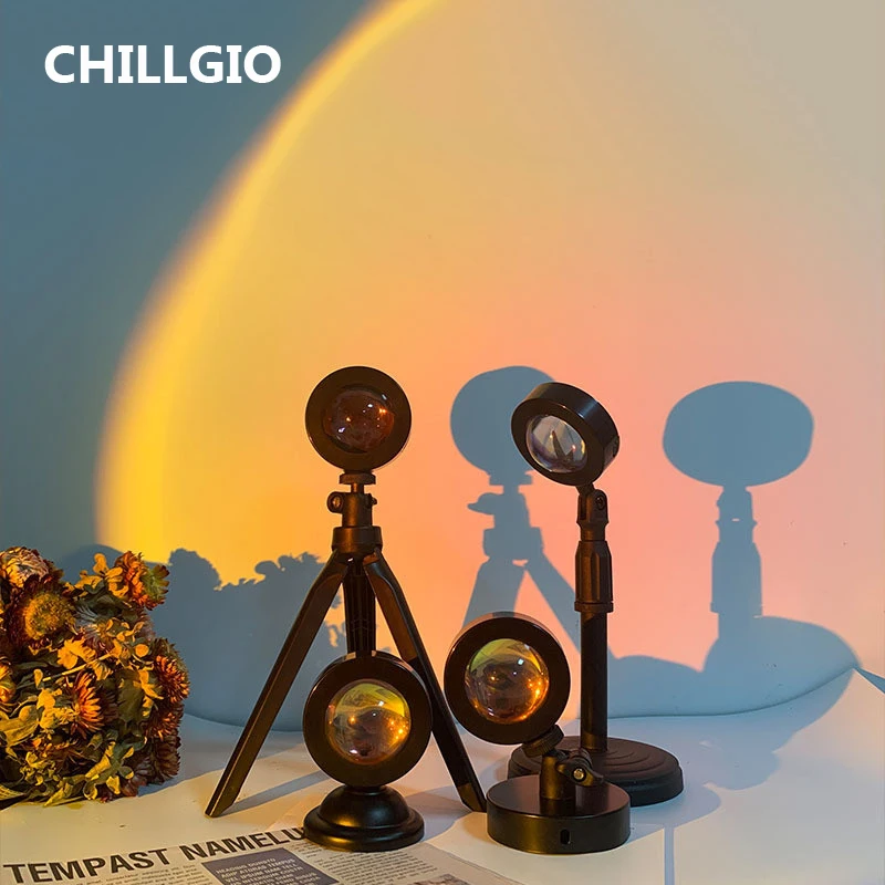 CHILLGIO Projection Sunset Lamp Rainbow Night Light Led Table Lighting Photography Background Bedside Projector Atmosphere Light
CHILLGIO Projection Sunset Lamp Rainbow Night Light Led Table Lighting Photography Background Bedside Projector Atmosphere Light