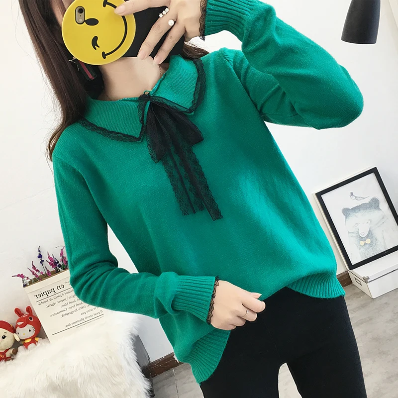 2020 Spring Autumn New Women's Lace Collar Sweater Slim Sexy Pullover Thin Section Female Large Size Women's Shirt Tops
2020 Spring Autumn New Women's Lace Collar Sweater Slim Sexy Pullover Thin Section Female Large Size Women's Shirt Tops
