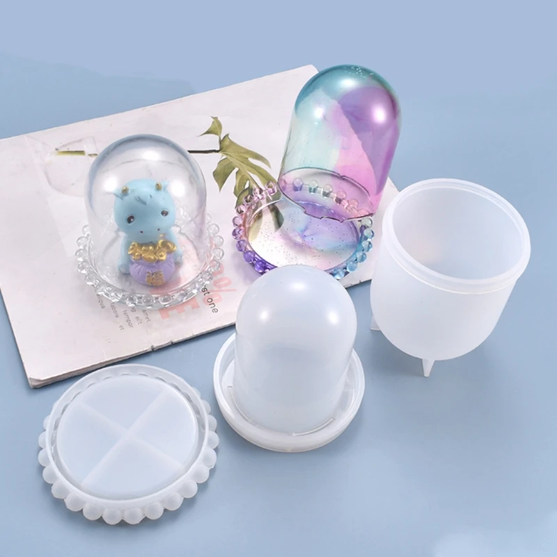 Crystal Epoxy Resin Mold Dice Cup Casting Silicone Mould DIY Crafts Making Tool 
Crystal Epoxy Resin Mold Dice Cup Casting Silicone Mould DIY Crafts Making Tool