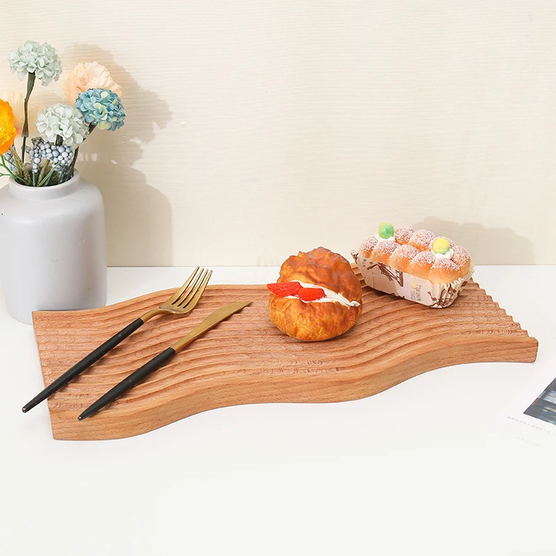 Wooden Bread Dessert Tray Multipurpose Carving Wavy Fruit Cake Board Practical Kitchen Tools for Home Camping Picnic Hot
Wooden Bread Dessert Tray Multipurpose Carving Wavy Fruit Cake Board Practical Kitchen Tools for Home Camping Picnic Hot