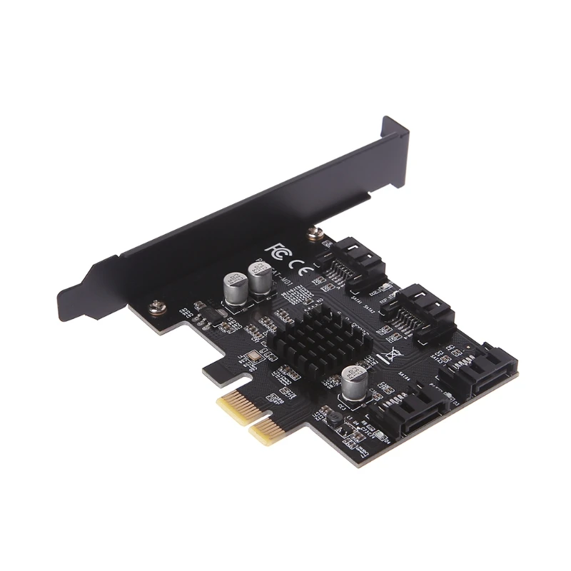 PCI Express 1x To 4-Port Sata 3.0 6G Expansion Controller Card Marvell 88SE9215 
PCI Express 1x To 4-Port Sata 3.0 6G Expansion Controller Card Marvell 88SE9215