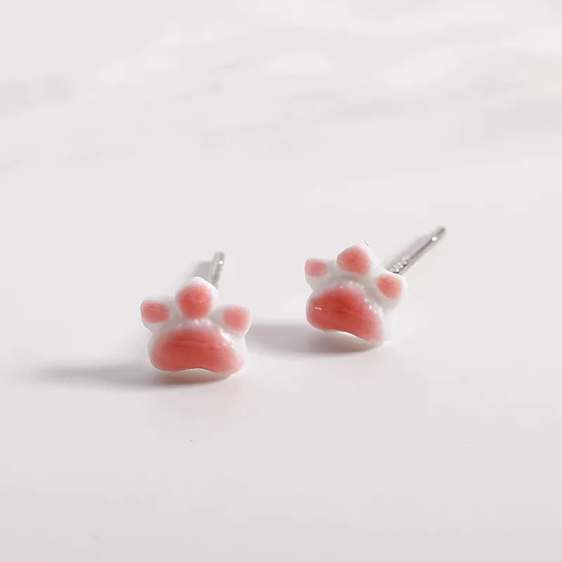 Cat Paw Stud Earrings Fashion Cute Animal Jewelry 2022 Hot Wholesale Trendy Lovey Cat Romantic Accessories For Women As A Gift
Cat Paw Stud Earrings Fashion Cute Animal Jewelry 2022 Hot Wholesale Trendy Lovey Cat Romantic Accessories For Women As A Gift