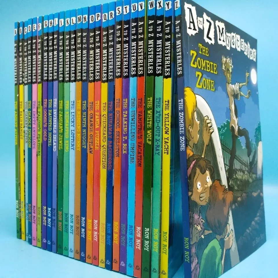 26 Books Mysterious Case A To Z Mystreries Full 26 Volumes Gift Box Bridge Book English Books Livro Libro Livres
26 Books Mysterious Case A To Z Mystreries Full 26 Volumes Gift Box Bridge Book English Books Livro Libro Livres