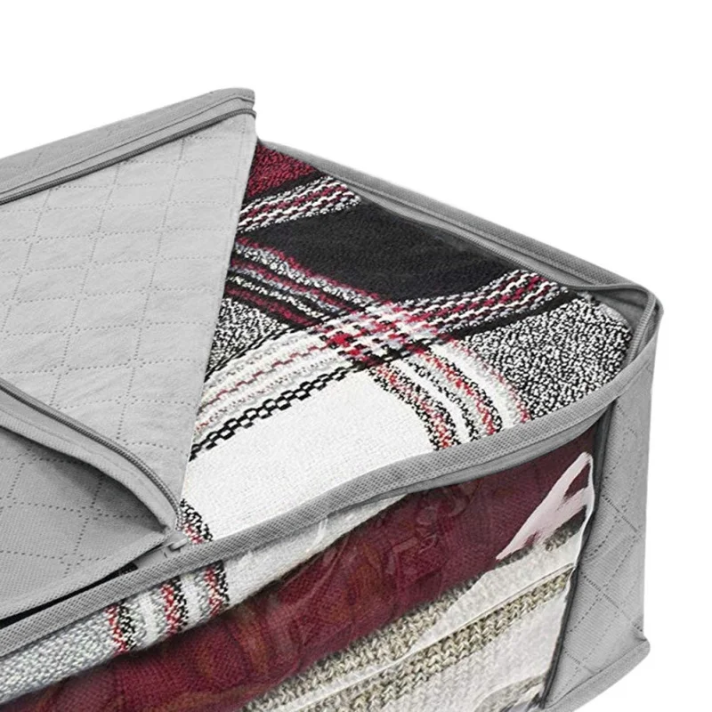 Non-woven Clothes Storage Bags Folding Quilt Under Closet Storage Box Dust-proof Cabinet Finishing Boxes Save Space Organizer
Non-woven Clothes Storage Bags Folding Quilt Under Closet Storage Box Dust-proof Cabinet Finishing Boxes Save Space Organizer
