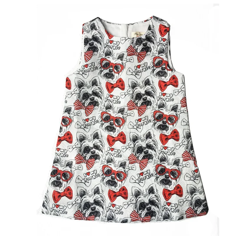 Spring Girl Dress Flowers Printed Girl Sleeveless Dress Princess Clothes Kids Dresses Children Clothing Cartoon puppy
Spring Girl Dress Flowers Printed Girl Sleeveless Dress Princess Clothes Kids Dresses Children Clothing Cartoon puppy