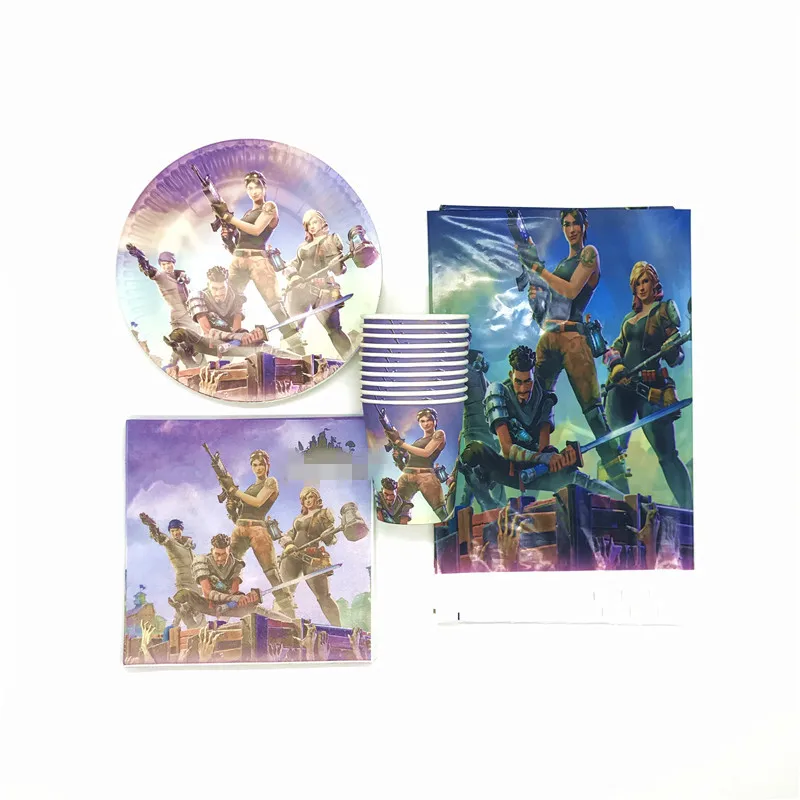 61pcs/Lot Fortress Night Theme Disposable Tableware Cup Plate Napkin Kids Birthday Party Decoration Tablecloth Supplies Sets
61pcs/Lot Fortress Night Theme Disposable Tableware Cup Plate Napkin Kids Birthday Party Decoration Tablecloth Supplies Sets