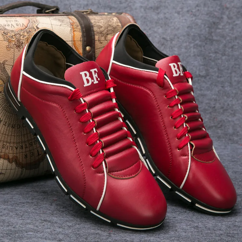 Men Casual Single Shoes Sports Style Casual Leather Shoes Four Seasons Men Shoes Solid Color Men Fashion Lace Up Sneakers
Men Casual Single Shoes Sports Style Casual Leather Shoes Four Seasons Men Shoes Solid Color Men Fashion Lace Up Sneakers