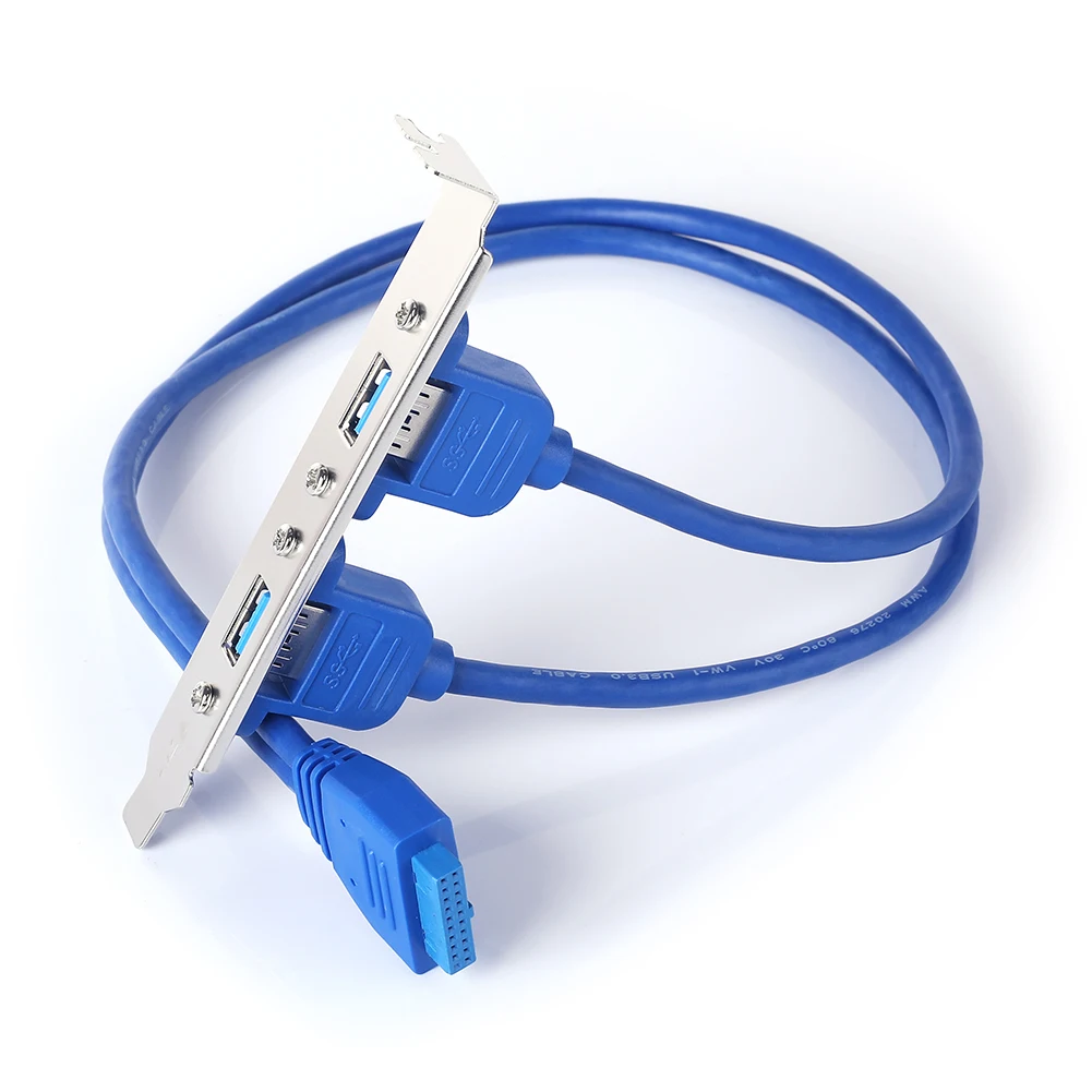 Кабель-переходник для материнской платы USB 3,0 с 20 контактами на два порта USB 3,0
Кабель-переходник для материнской платы USB 3,0 с 20 контактами на два порта USB 3,0