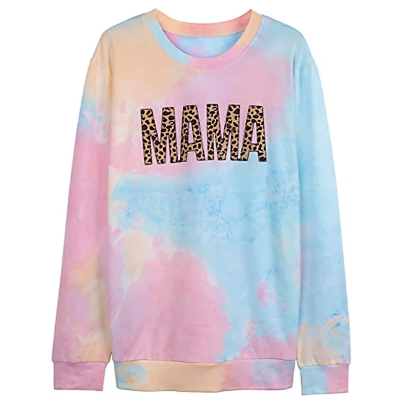 Mama Sweatshirt Women Leopard Funny Letter Print Mom Pullover Tops Casual Long Sleeve Autumn Spring Loose Tops
Mama Sweatshirt Women Leopard Funny Letter Print Mom Pullover Tops Casual Long Sleeve Autumn Spring Loose Tops