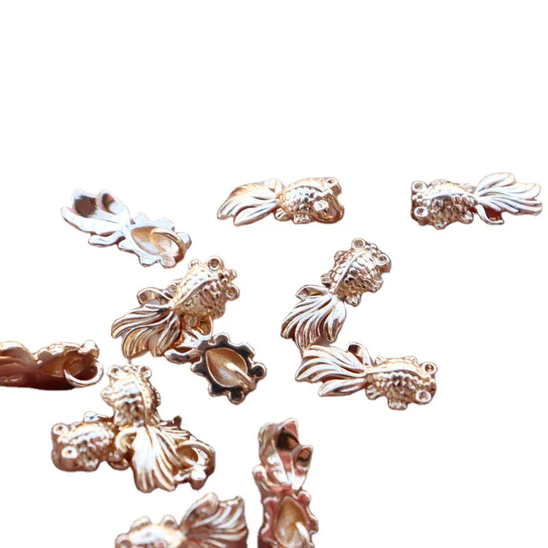 Mini Koi small goldfish cast copper antique pendant color protection accessories for DIY, necklaces, earrings, accessories, jewe
Mini Koi small goldfish cast copper antique pendant color protection accessories for DIY, necklaces, earrings, accessories, jewe