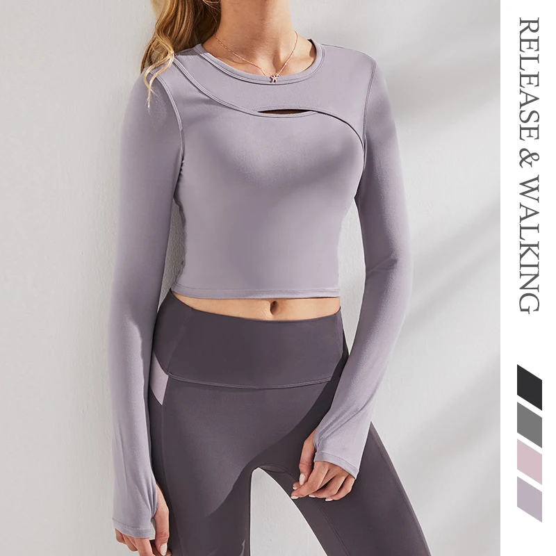 R&W Sports Yoga Running Fitness Short T-shirt Quick Dry Women Hollow Shirts Tight Tops with Thumb Holes Exposed Navel Ups Gym
R&W Sports Yoga Running Fitness Short T-shirt Quick Dry Women Hollow Shirts Tight Tops with Thumb Holes Exposed Navel Ups Gym